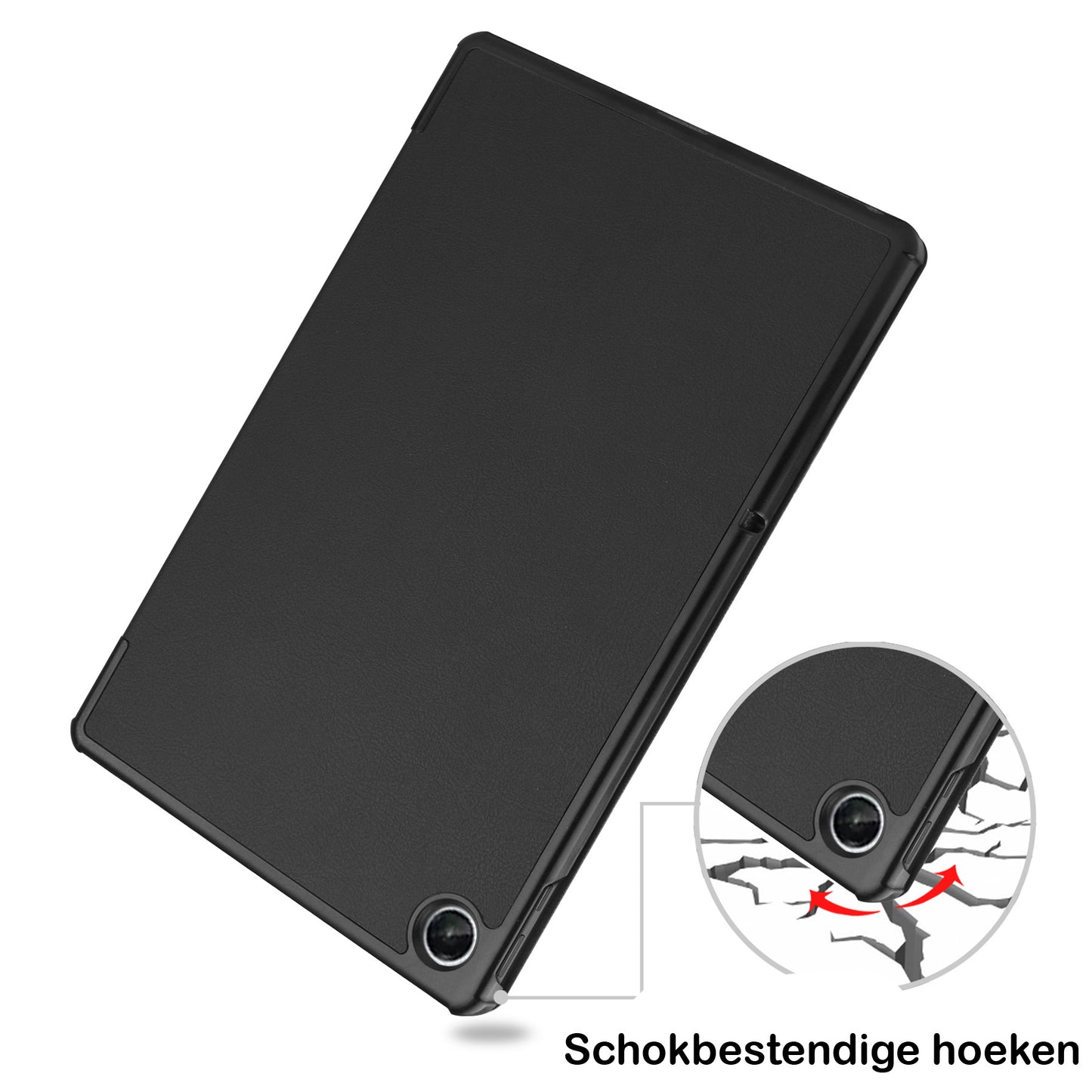 Lenovo Tab M10 Plus 3rd Gen Hoesje Book Case - Zwart