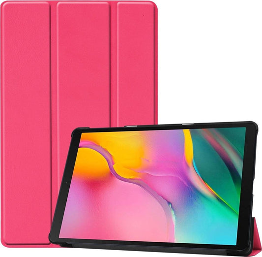 Samsung Galaxy Tab A 10.1 2019 Hoesje Book Case - Donkerroze