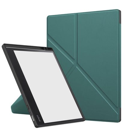 Kobo Elipsa 2E Trifold Bookcase Hoes - Donkergroen