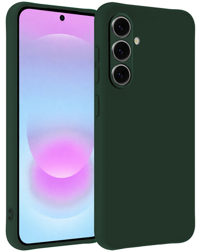 Samsung A37 Hoesje Siliconen Backcover Lichtgewicht - Donkergroen