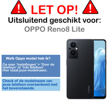OPPO Reno 8 Lite Screenprotector Gehard Glas - Anti-kras