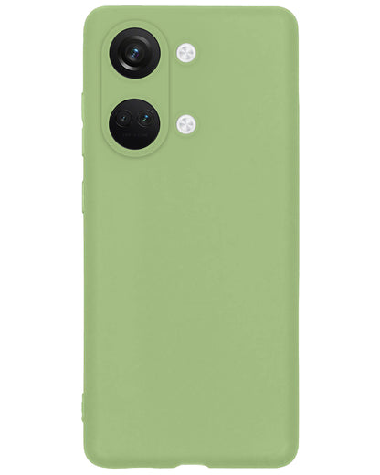 OnePlus Nord 3 Hoesje Siliconen - Groen