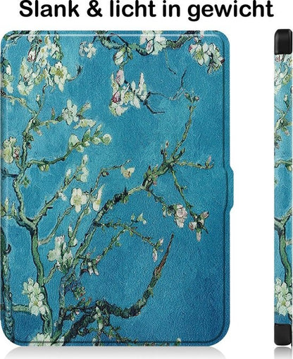 Kobo Nia Bookcase Hoes Shockabsorberend - Bloesem