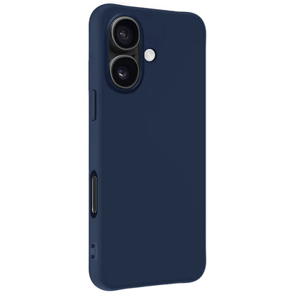 iPhone 17 Hoesje Siliconen Backcover Lichtgewicht - Donkerblauw