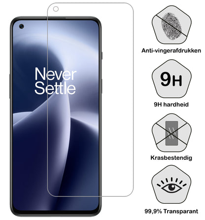 OnePlus Nord 2T Screenprotector Tempered Glass