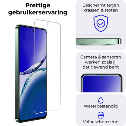 Oppo Reno 12 F Screenprotector Gehard Glas - Anti-kras