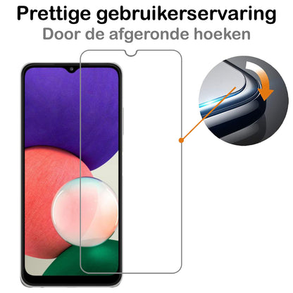 Samsung M22 Screenprotector Gehard Glas - Anti-kras