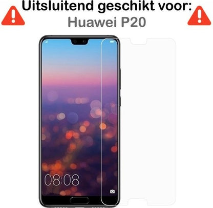 Huawei P20 Screenprotector Gehard Glas - Anti-kras