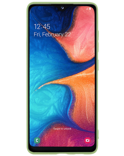 Samsung A20e Hoesje Siliconen - Groen