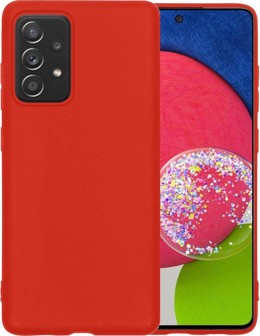 Samsung A52s Hoesje Siliconen - Rood