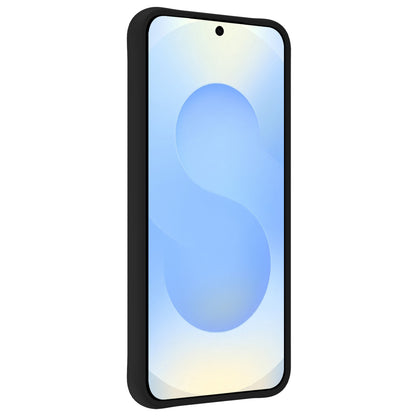 Samsung S25 Edge Hoesje Siliconen Backcover Lichtgewicht - Zwart