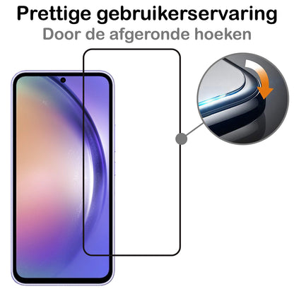 Samsung A54 Screenprotector Gehard Glas - Full Screen