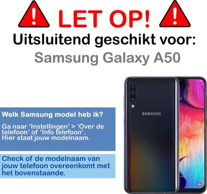 Samsung Galaxy A50 Hoesje Shockproof Backcover Siliconen - Transparant