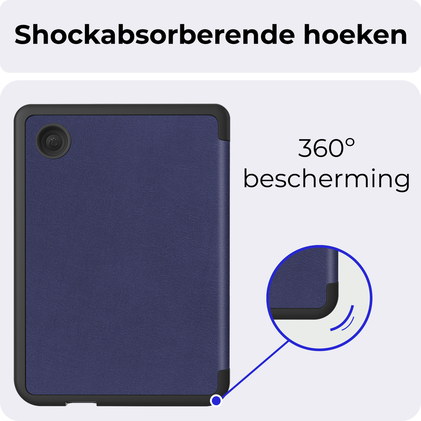 Kobo Clara BW Hoesje Book Case - Donkerblauw