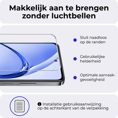 OPPO A80 Screenprotector Gehard Glas - Anti-kras