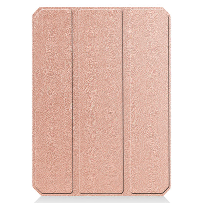iPad Mini 6 Trifold Bookcase Hoes met Penhouder voor Apple Pen - Rosé goud