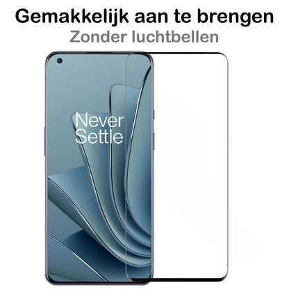 OnePlus 10 Pro Screenprotector Gehard Glas - Full Screen