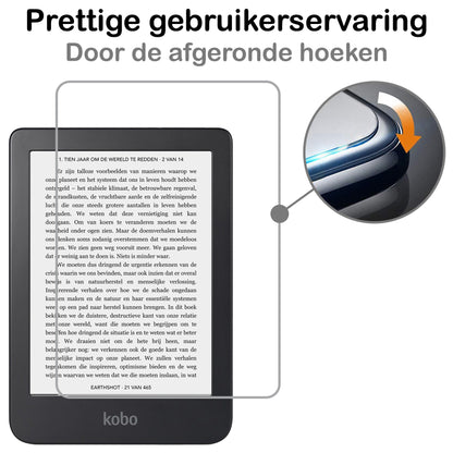 Screenprotector Geschikt voor Kobo Clara 2E Screenprotector Gehard Glas Tempered Glass - Screenprotector Geschikt voor Kobo Clara 2E Screenprotector