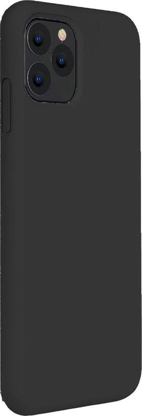iPhone 11 Pro Max Hoesje Siliconen Backcover Lichtgewicht - Zwart