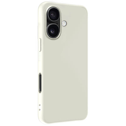 iPhone 17 Hoesje Siliconen Backcover Lichtgewicht - Wit