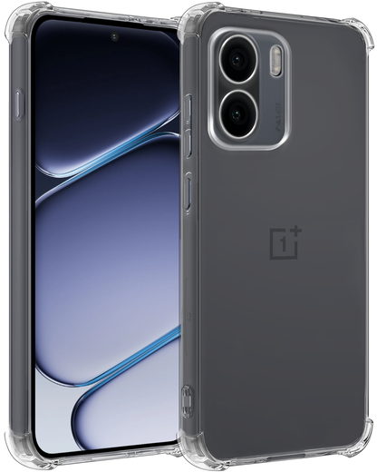 OnePlus 15R Hoesje Shockproof Backcover Siliconen - Transparant
