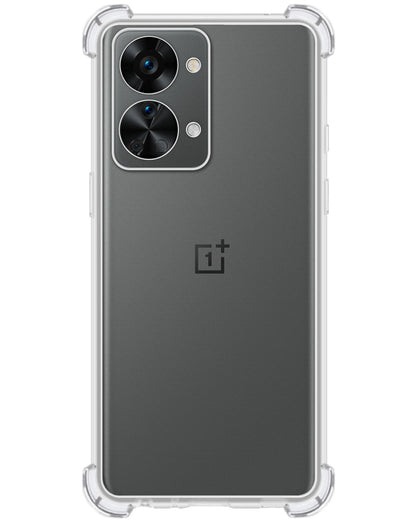 OnePlus Nord 2T Hoesje Shockproof Backcover Siliconen - Transparant