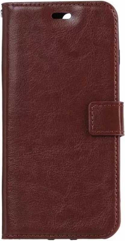 iPhone 8 Hoesje Bookcase Cover met Kaarthouder - Bruin