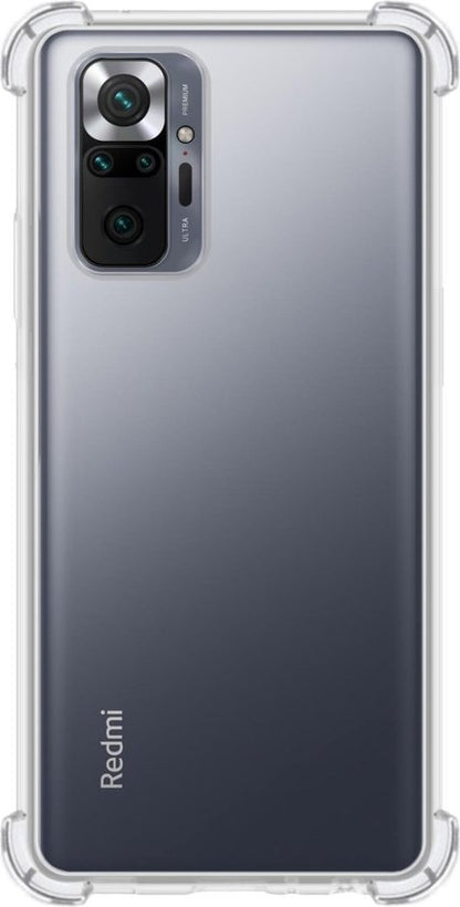 Xiaomi Redmi Note 10 Pro Hoesje Shockproof Backcover Siliconen - Transparant