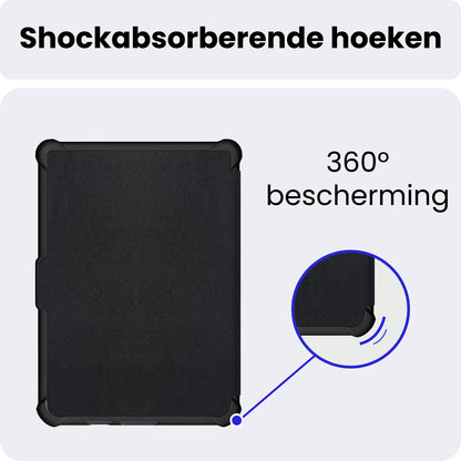 Kobo Clara HD Trifold Bookcase Hoes - Zwart