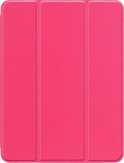 iPad 2017 Trifold Bookcase Hoes - Donkerroze