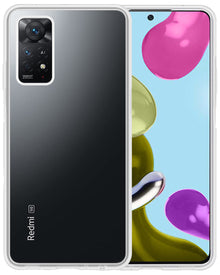 Xiaomi Redmi Note 11 Hoesje Siliconen Backcover Lichtgewicht - Transparant