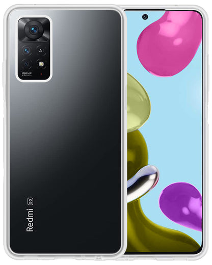 Xiaomi Redmi Note 11 Hoesje Siliconen Backcover Lichtgewicht - Transparant