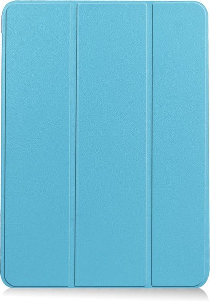 iPad Air 2020 Trifold Bookcase Hoes - Lichtblauw