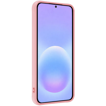 Samsung A57 Hoesje Siliconen Backcover Lichtgewicht - Lichtroze