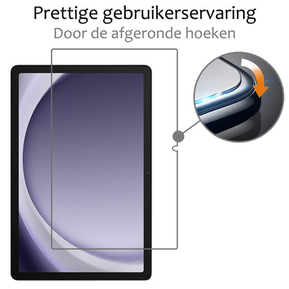 Samsung Galaxy Tab A9 Plus Screenprotector Gehard Glas - Anti-kras