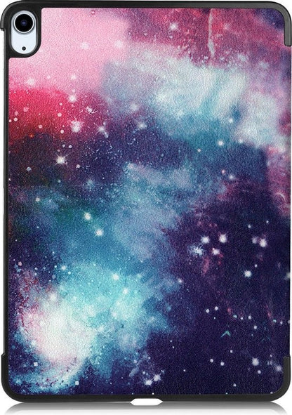 iPad Air 2020 Trifold Bookcase Hoes - Galaxy