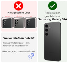 Samsung S24 Hoesje Siliconen Backcover Lichtgewicht - Donkergroen