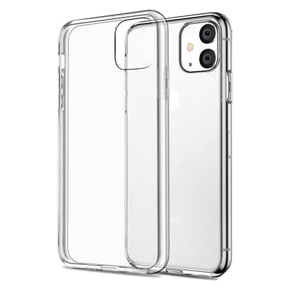 iPhone 11 Hoesje Siliconen Backcover Lichtgewicht - Transparant