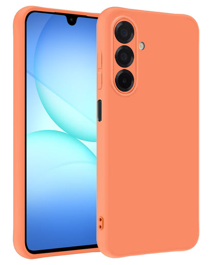 Samsung A17 Hoesje Siliconen Backcover Lichtgewicht - Perzik