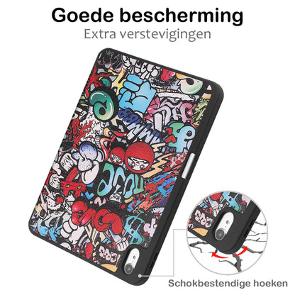 iPad 2022 Hoesje Book Case Met Apple Pencil Uitsparing - Graffity