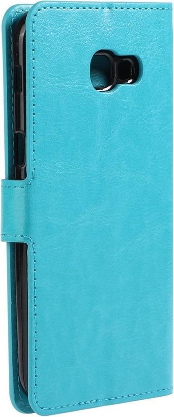 Samsung Galaxy A5 2017 Hoesje Bookcase Cover met Kaarthouder - Turquoise