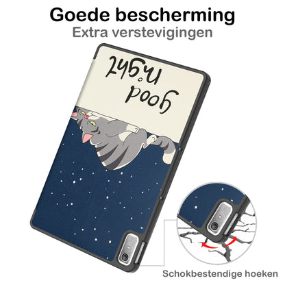 Lenovo Tab P11 (2e Gen) Trifold Bookcase Hoes - Kat