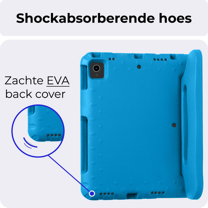 iPad Air 2024 / 2025 (11 inch) Kinderhoes Shockabsorberend Foam - Blauw