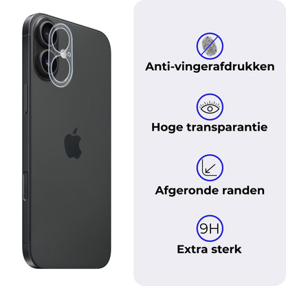 iPhone 16 Plus Camera Screenprotector Gehard Glas