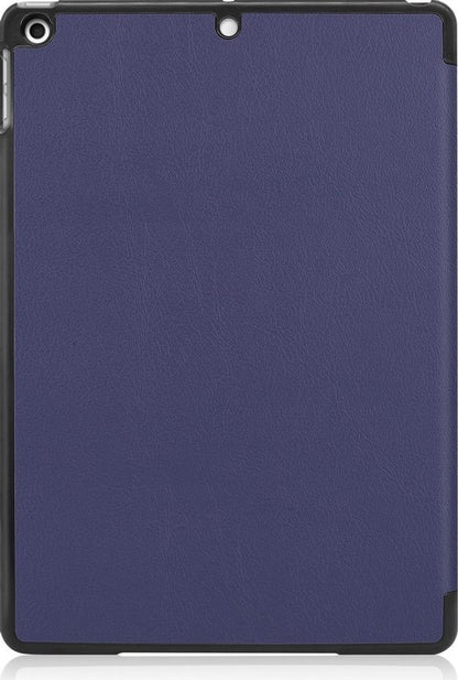 iPad 10.2 2020 Trifold Bookcase Hoes - Donkerblauw