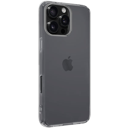 iPhone 16 Pro Hoesje Siliconen Backcover Lichtgewicht - Transparant