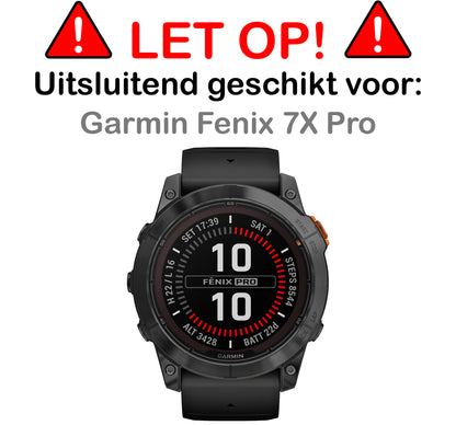 Garmin Fenix 7X Pro Screenprotector Gehard Glas - Anti-kras