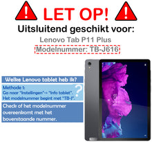 Lenovo Tab P11 Plus Trifold Bookcase Hoes - Lichtblauw