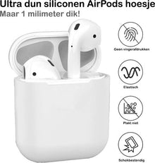 AirPods 2 Hoesje Siliconen Lichtgewicht - Transparant