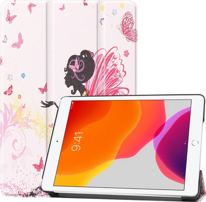 iPad 10.2 2019 Trifold Bookcase Hoes - Elfje